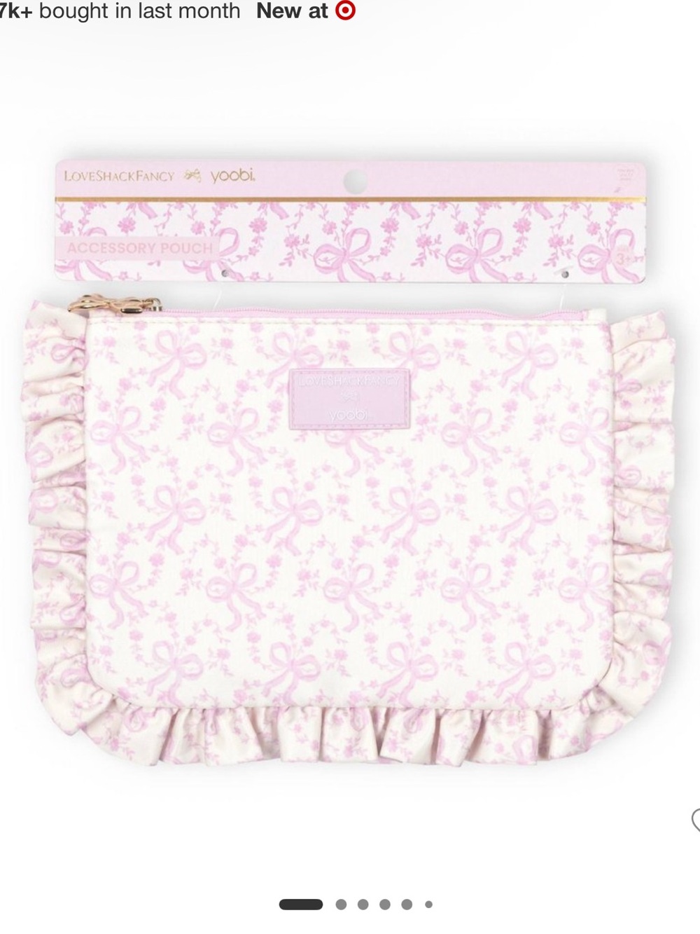 Loveshackfancy x Target pencil/makeup case